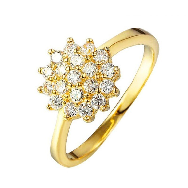 Anillo de Lujo con Diamantes en Oro