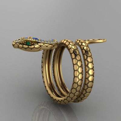 Anillo de Serpiente en Oro