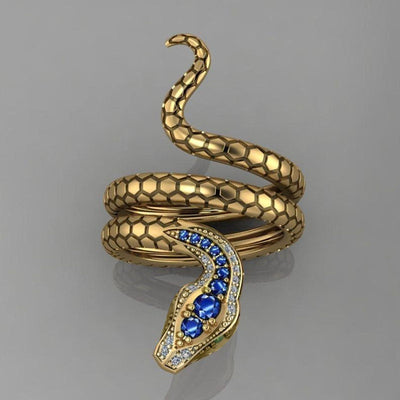 Anillo de Serpiente en Oro