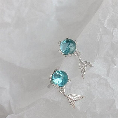 Aretes Sirena de Cristal