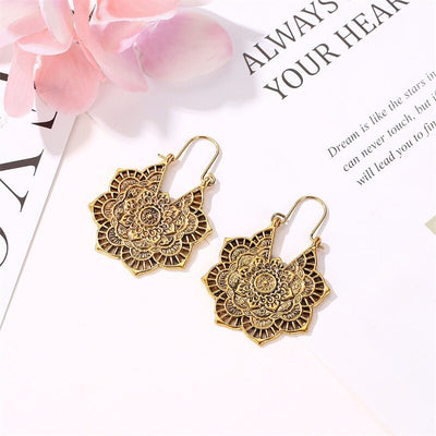 Aretes Lotus Mandala