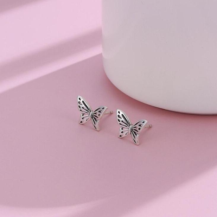 Aretes Mariposa en Plata 925