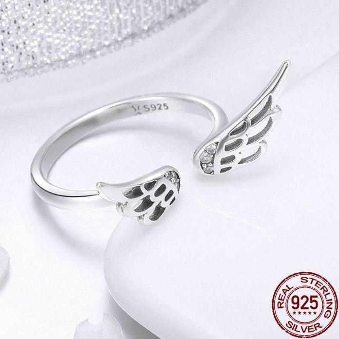 Anillo Alas de Ángel en Plata 925