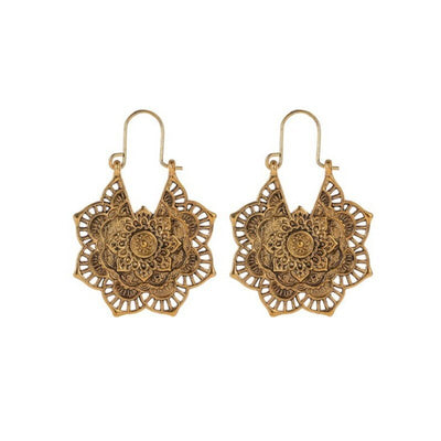 Aretes Lotus Mandala