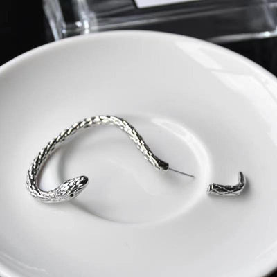 Pendientes de Serpiente en Plata 925