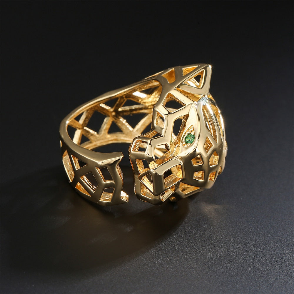 Anillo Panthera Pardus en Oro