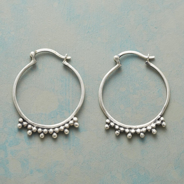 Aretes Aros Plata Vintage