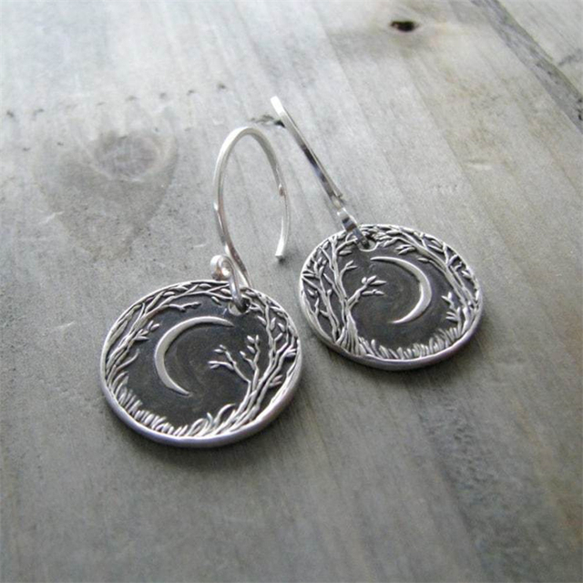 Aretes Moonlight en Plata