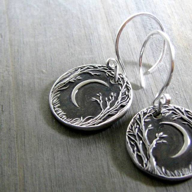 Aretes Moonlight en Plata