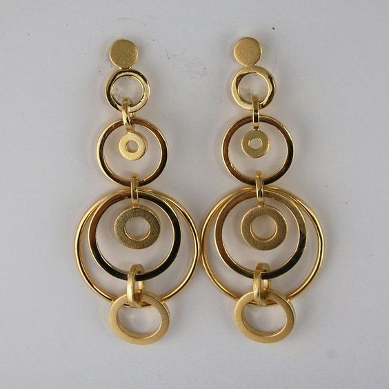 Aretes Vintage Dorados