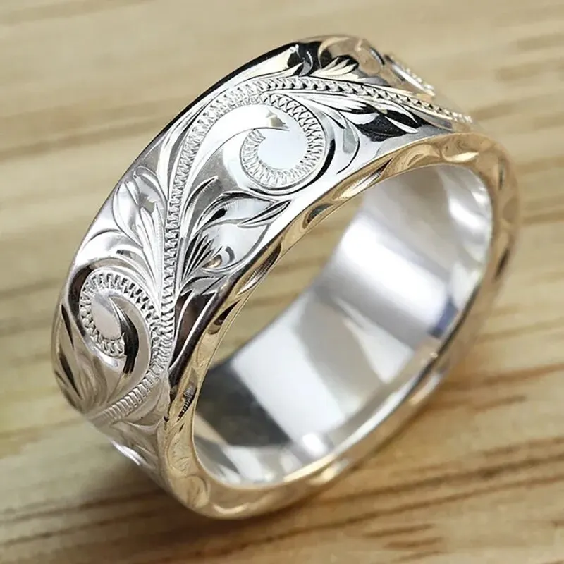 Anillo Prifddinas de Plata Vintage