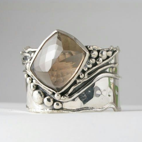 Anillo Plata con Cristal Vintage