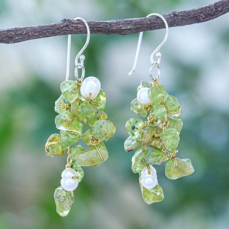 Aretes Cristal de Natura Vintage