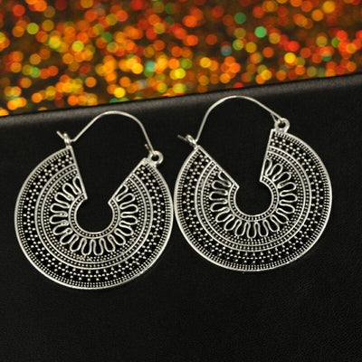 Pendientes Mandala en Oro y Plata