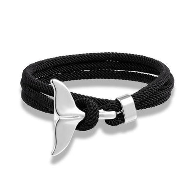 Pulsera Cola de Delfín en Plata Hecha a Mano