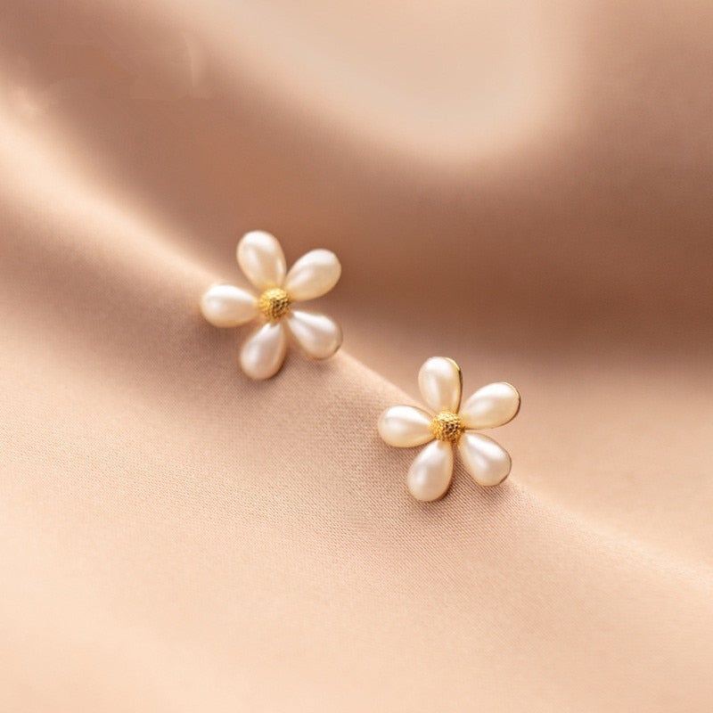 Pendientes de Primavera Florales en Oro y Plata